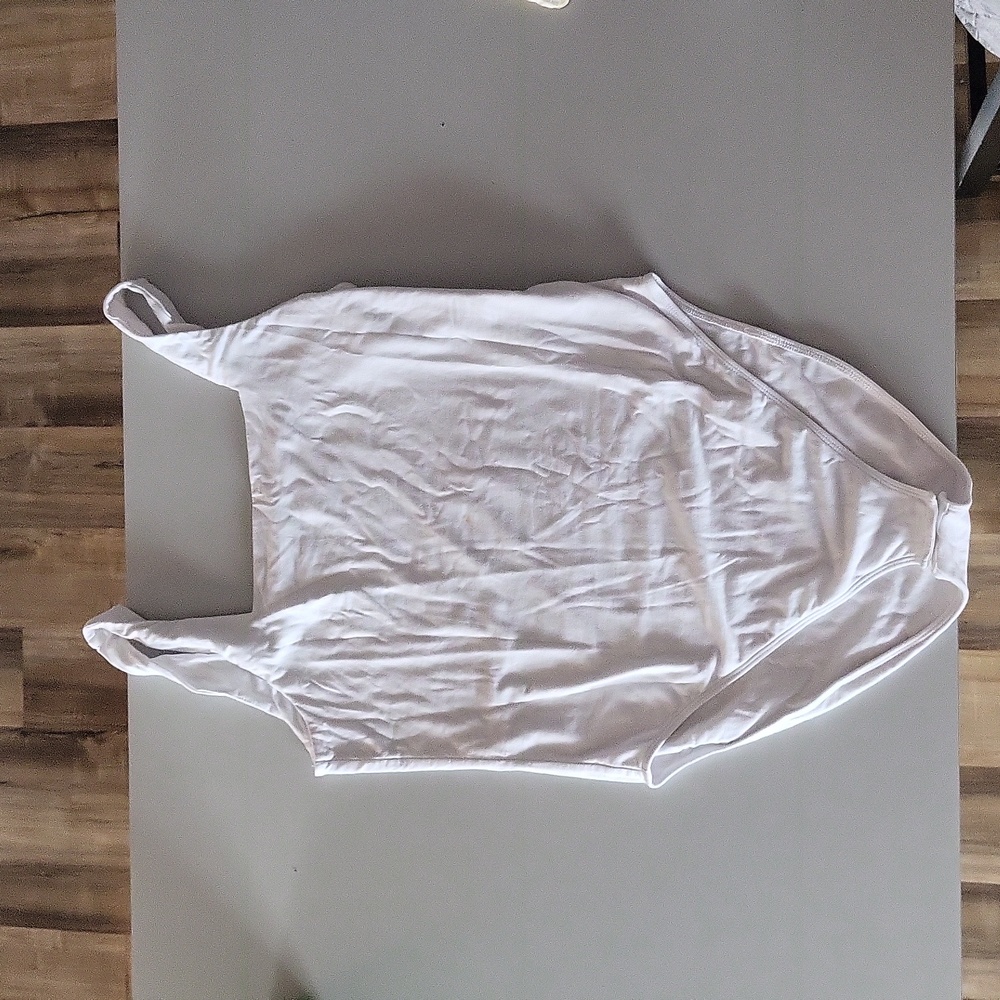 Large White Old Navy Bodysuit